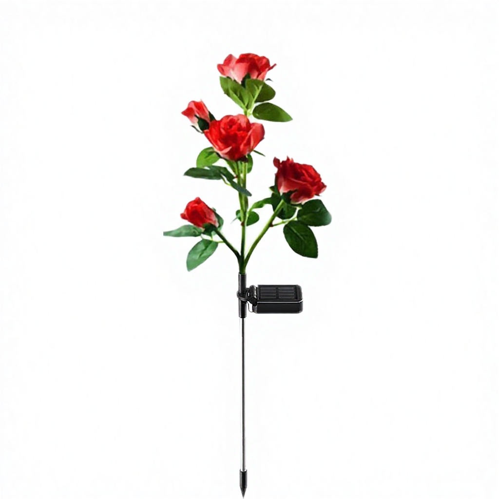 Wholesale Price Solar IP65 Waterproof Fence Light 2700K Warm White 360 Beam Angle Battery Included ABS Garden
