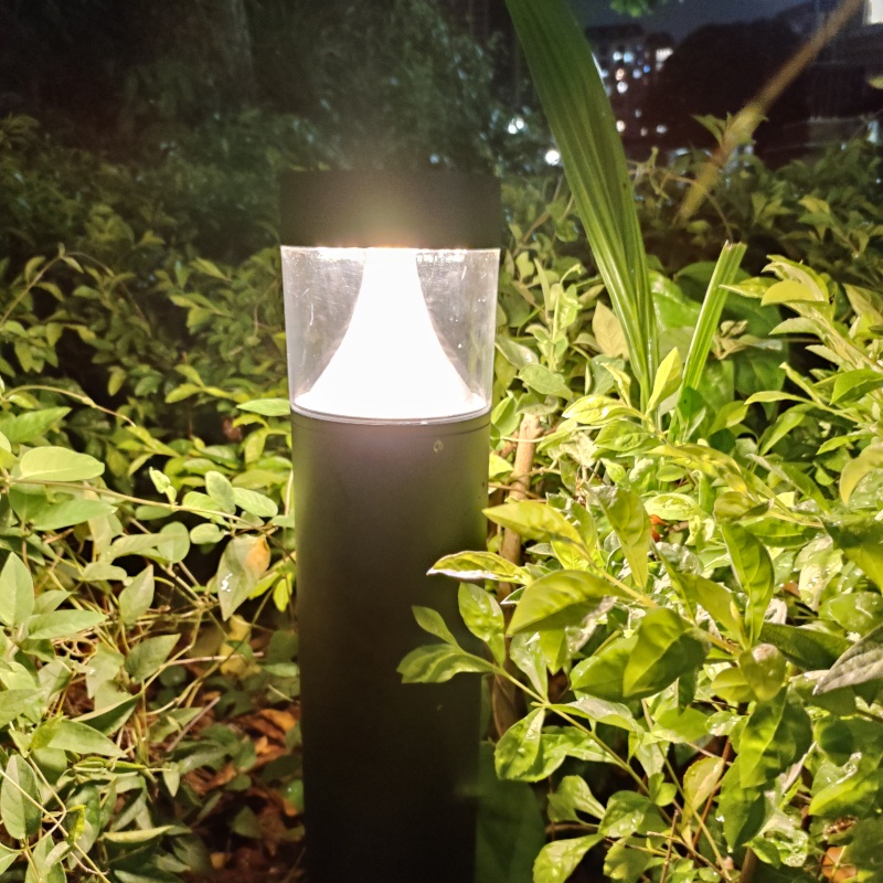 IP65 Waterproof Die Casting Aluminum+Glass 5W Solar Garden Light WW3000K+NW4000K+CW6000K Led Solar Led Post Bollard Light