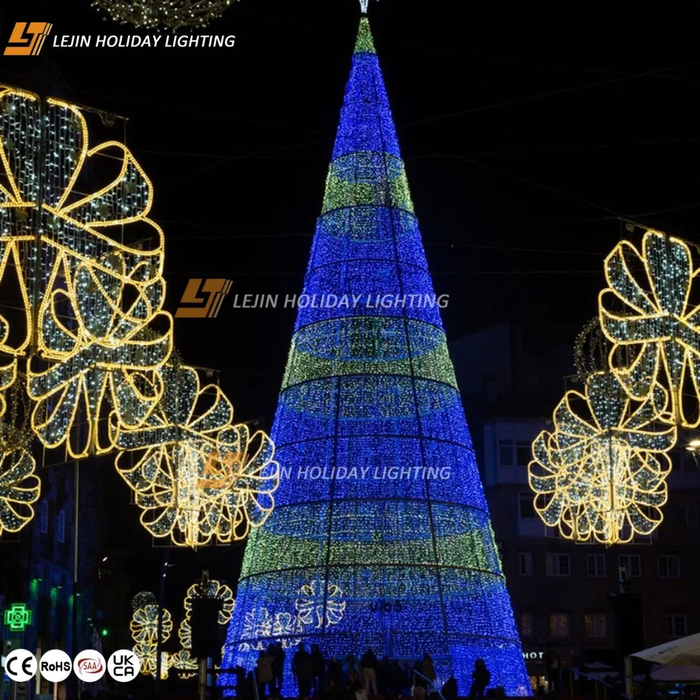 High Quality Outdoor Waterproof Christmas Commercial Outdoor Lighting Christmas Tree