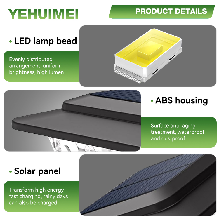 Hot Sales Solar Post Cap Lights Outdoor Pillar Lamp Bright Solar Light Post Caps White Black Solar Powered Deck Post Lights