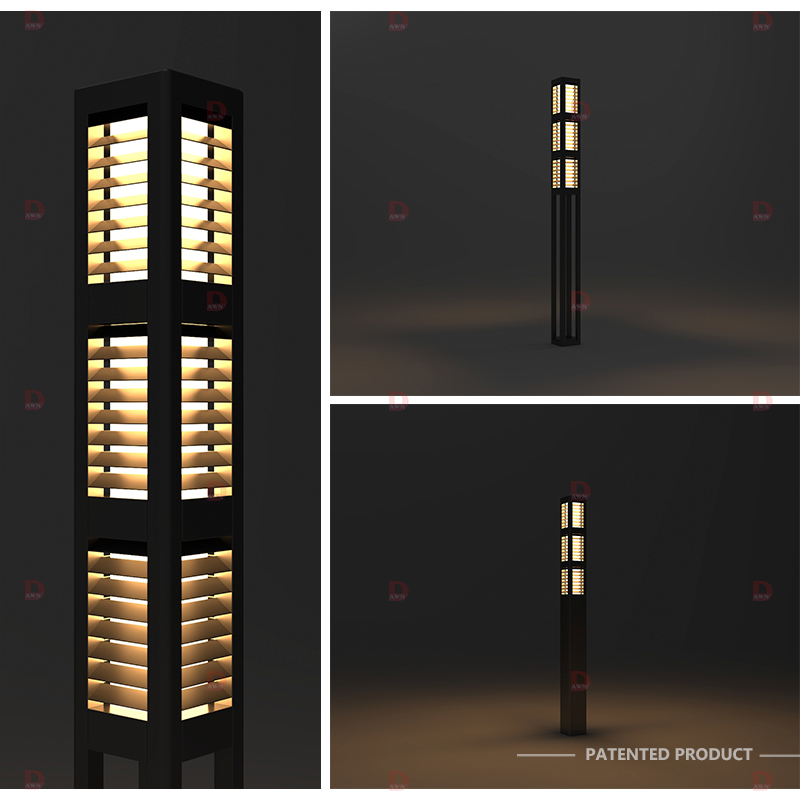 DAWN European Style Solar Outdoor Waterproof Garden Light, High Pole Community 2M 3M 4M Villa Landscape Garden Light