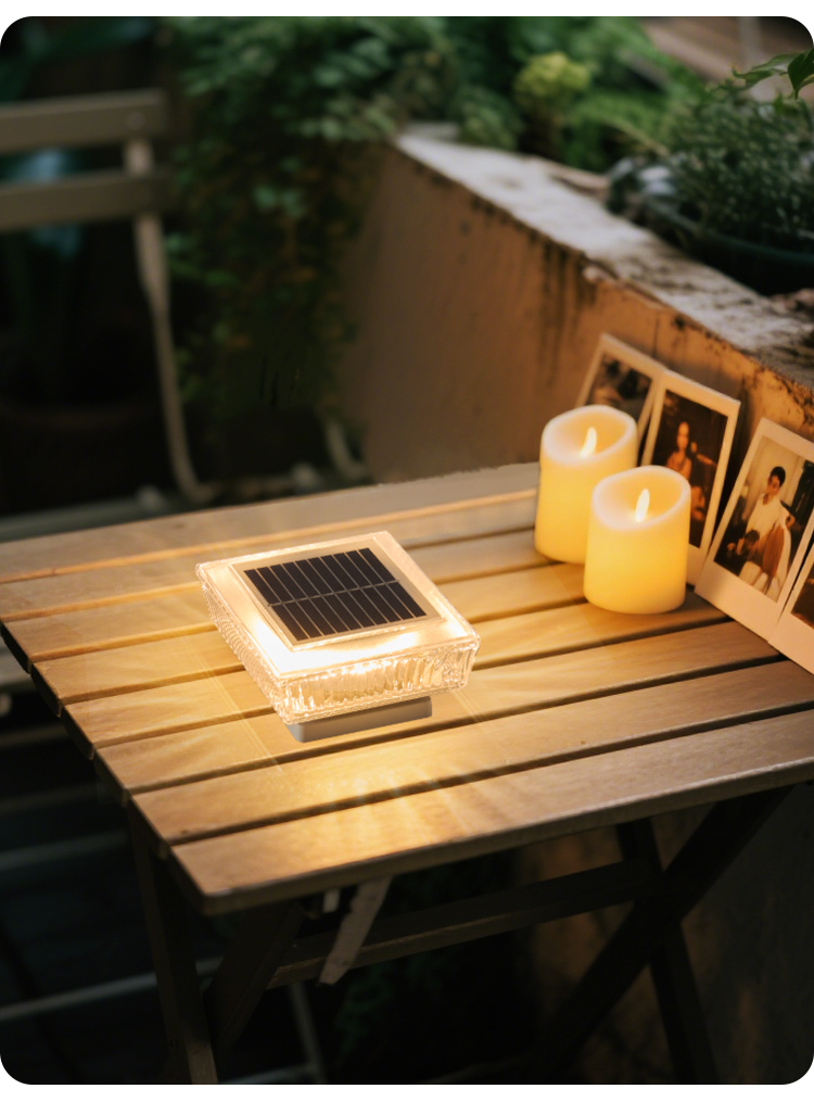Solar Post Cap Light Details
