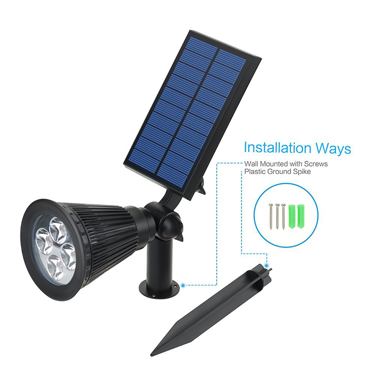 Lumiere Detecteur De Mouvement Lampe Solaire Garden Led Solar Light Outdoor