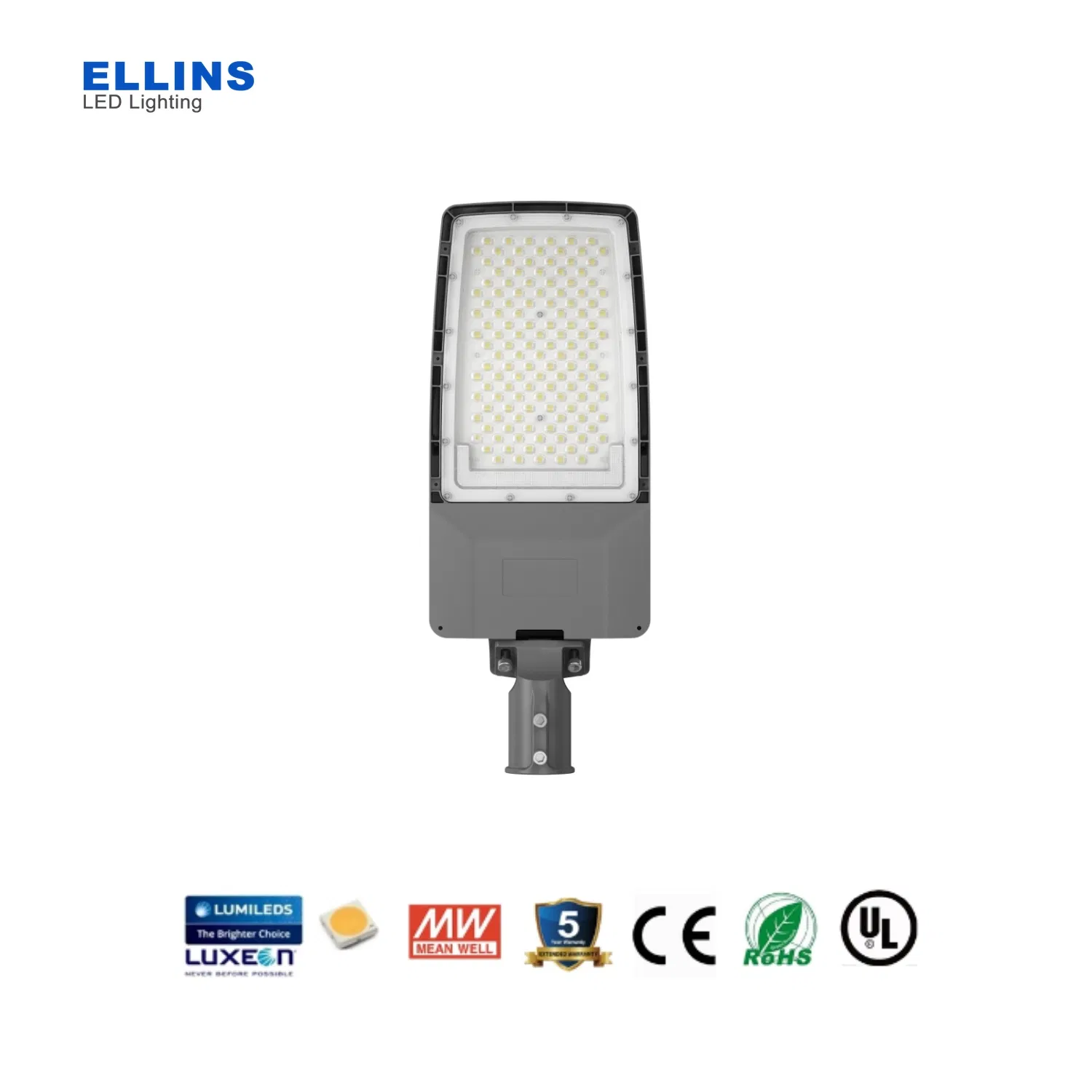 IP66 Outdoor Street Lamp 100W 150W 200W 300W 190lm/W LED Garden Light with Photocell Sensor