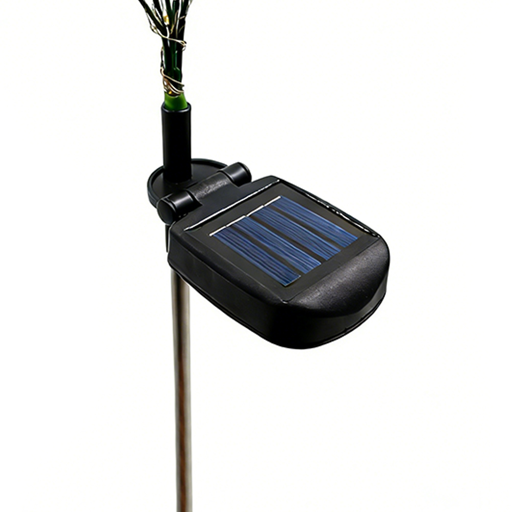 Solar-powered Gardenia Flower Lamp Outdoor LED Garden Decoration Lawn Light Spike Atmosphere Light