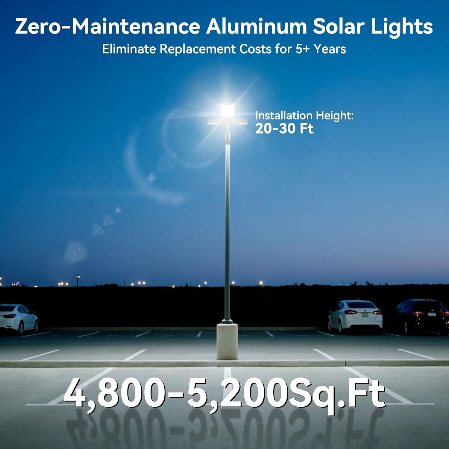 Solar Lights Outdoor Street Lights 1000W Motion Sensor IP67 Waterproof 6000K Brightest LED Security Flood Light Aluminum