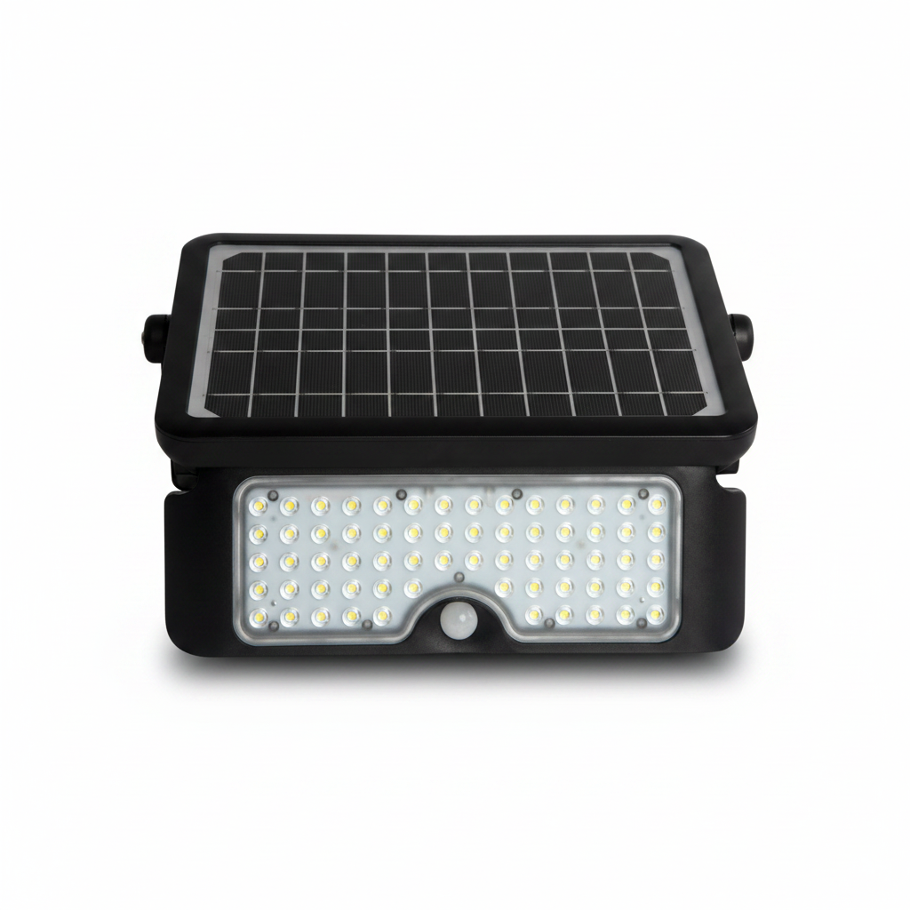 Multi-functional Square Solar Flood Lights Outdoor Home Waterproof PIR Motion Sensor LED Wireless Wall Lamp Garden Balcony