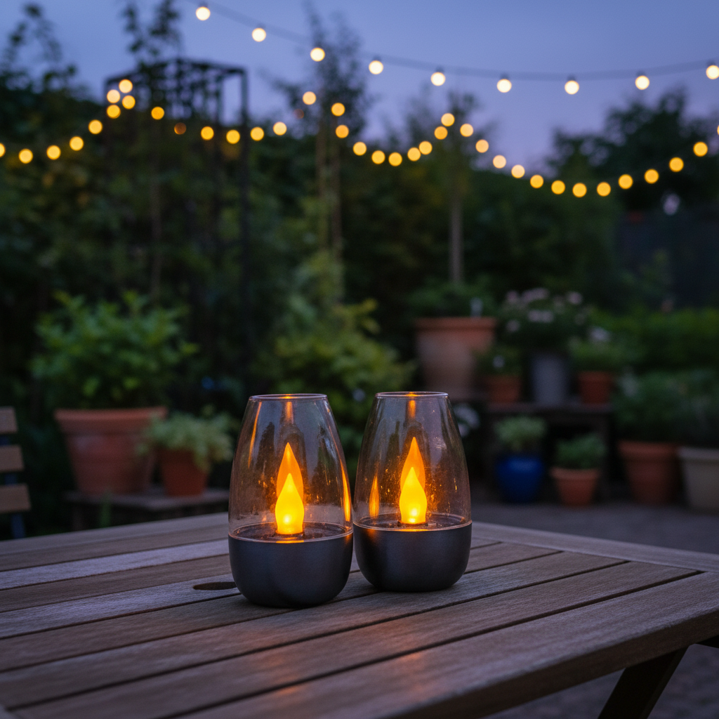 Outdoor ABS Waterproof Solar LED Camping Light IP44 Rating 2700K Soft Warm White Lithium Battery Festival Atmosphere Villa