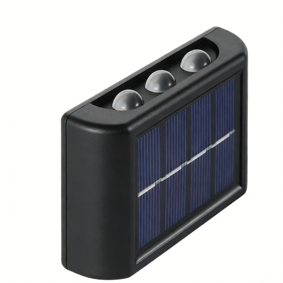 Solar-powered Wall-mounted Light for Outdoor Use - Waterproof and Luminous Wall Lamp