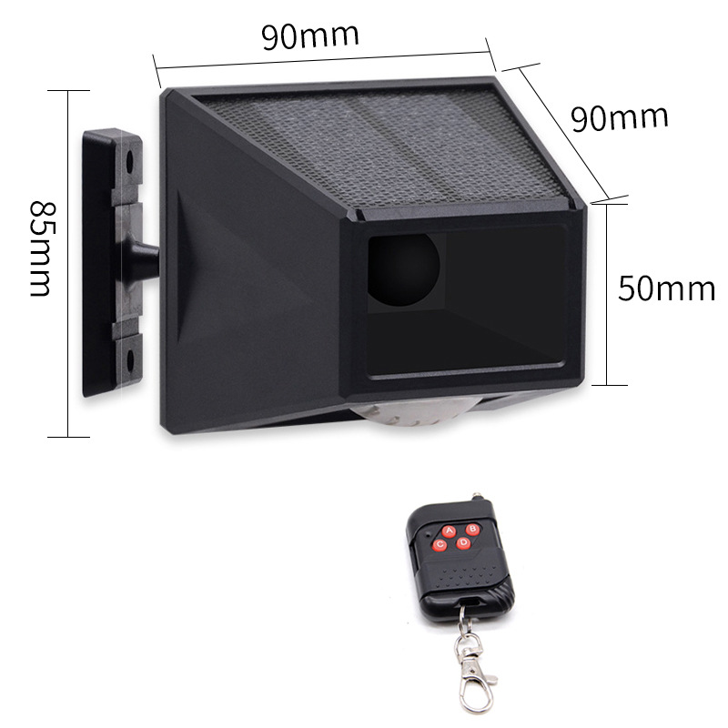 Antivol Maison Outdoor Garden Farm Fence Security House Alert Anti Theft Remote Control Siren Solar Alarm Light Motion Sensor