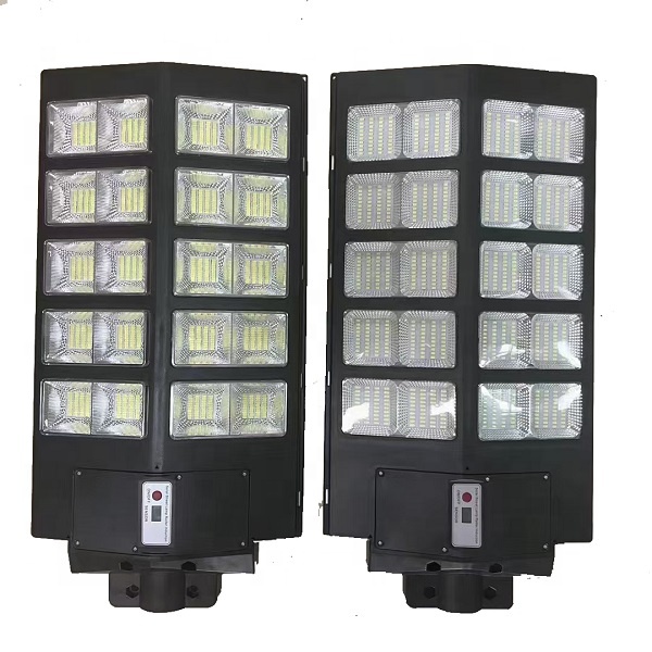100W Split Body Solar LED Street Light Motion Sensor IP65 Integrated Design Garden Road DC Power Supply Outdoor Use LiFePO4