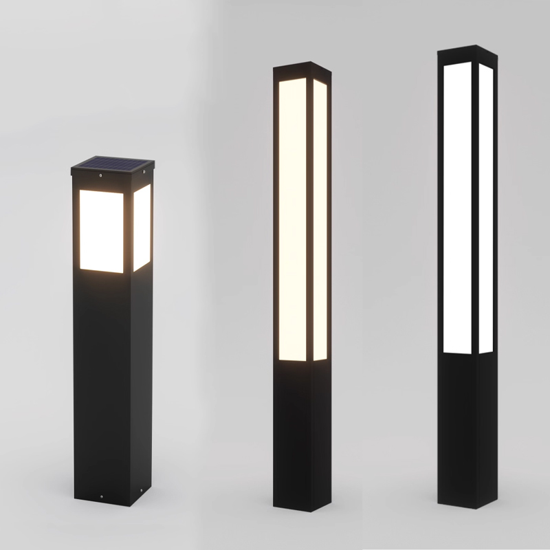 Led Outdoor Lighting Street Light 30w 60w Aluminum Profile Lamp Pole 3m 4m 8m Yard Pathway Lawn Driveway Factory Customization