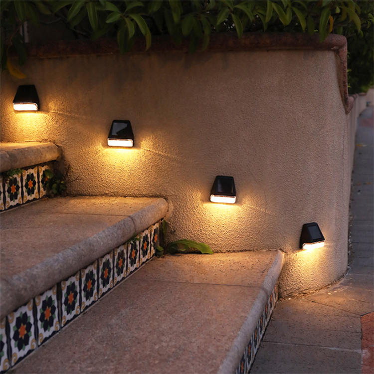 Solar Post Cap Light Outdoor 3.5x3.5 4x4 Inch Longjie Classic Square Deck Cap Led Lamp Wooden Posts