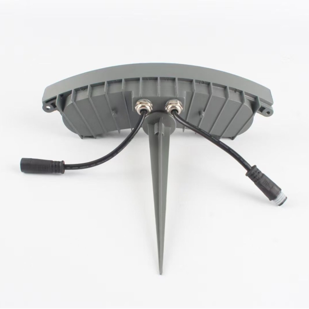 Modern Outdoor Glass Tree-Hugging Lamp LED Ring Solar Lamp with DC Power Supply IP65 Rating for Garden Application