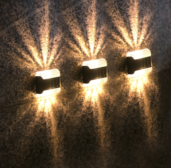 Solar Wall Lamp Outdoor LED Light IP65 Waterproof Solar Wall Light for Garden Decoration Balcony Yard Street