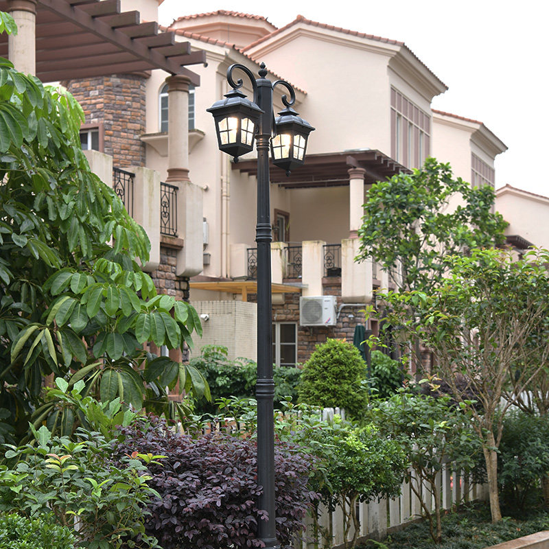 European Outdoor Garden Lights Waterproof 3-Meter LED Solar Garden Lights for Gardens Villas Roadscapes and Landscape Lighting