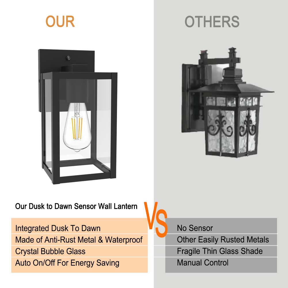Decoration Outdoor Solar Wall Lighting E26 E27 Lighting Outdoor Landscape Led Outdoor Wall Light