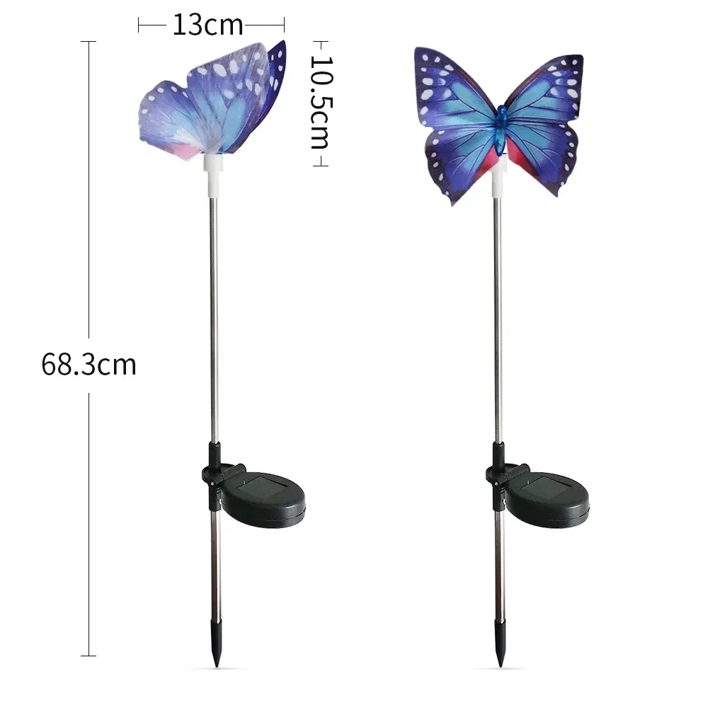 Holiday Decoration Solar Powered Lamps Outdoor Garden LED Landscape Christmas Stainless Lighting