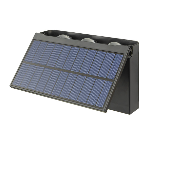 GOOD QUALITY New Solar Wall Lights LED Outdoor Garden Villa Courtyard Wall Decoration up and Down Glow Lamp Wash Wall Lamp
