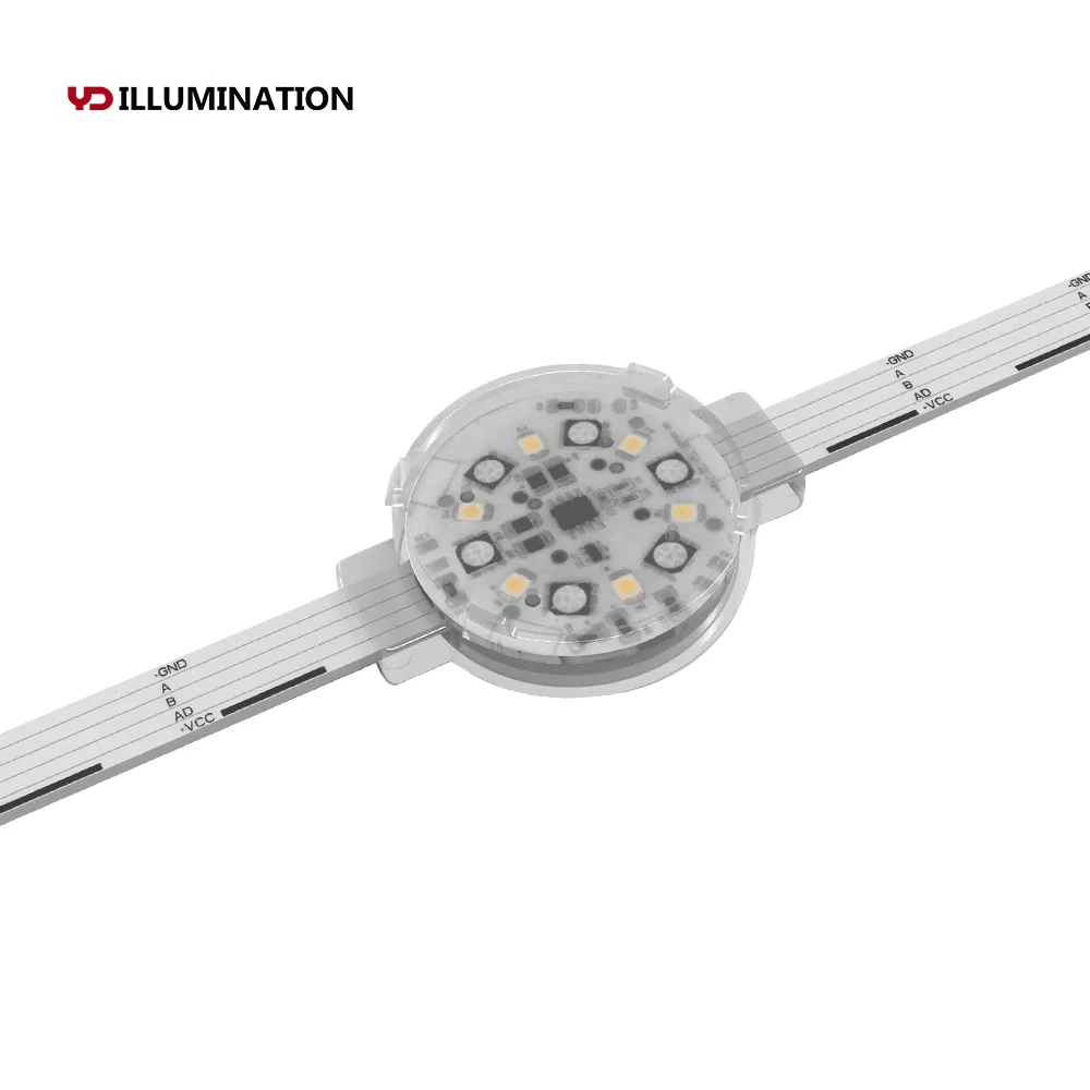 Yd Anti-UV RGBW LED Pixel 50mm Commercial Building Outdoor Lighting