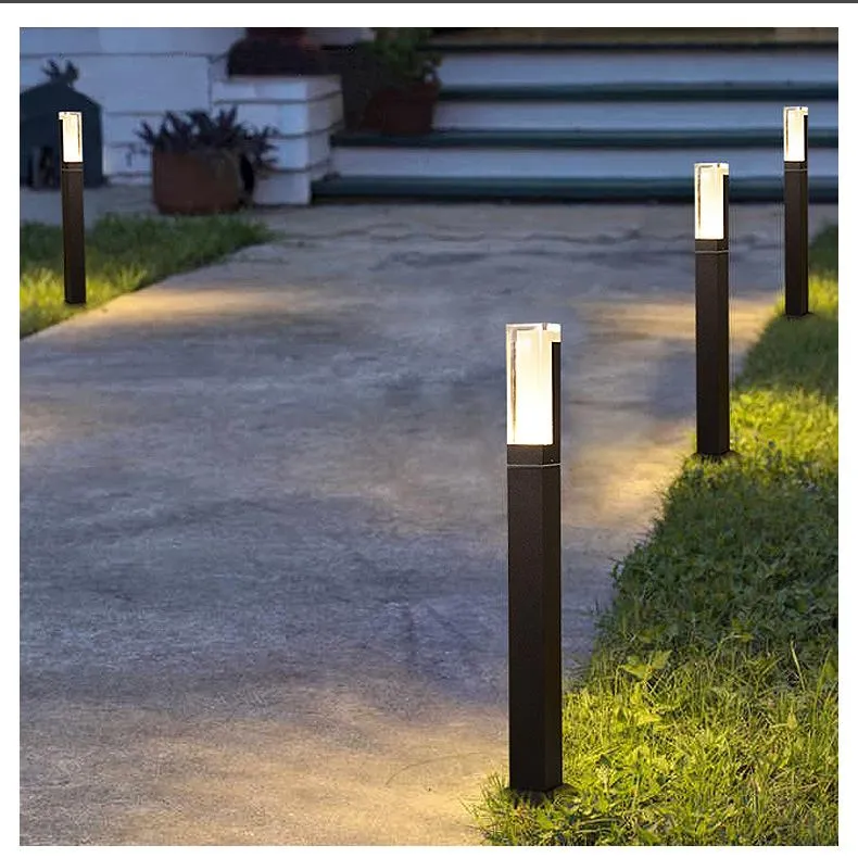 Path Decoration LED Modern Outdoor Lighting Post AC85-265V LED Landscape Lawn Lighting