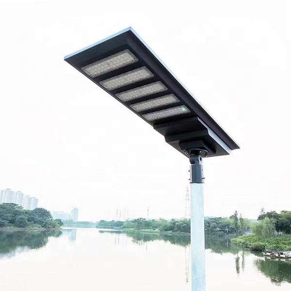 100W Split Body Solar LED Street Light Motion Sensor IP65 Integrated Design Garden Road DC Power Supply Outdoor Use LiFePO4