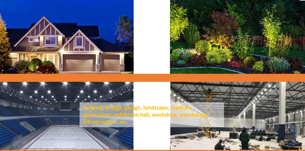 Applications of Outdoor Lighting 300W LED Flood Light