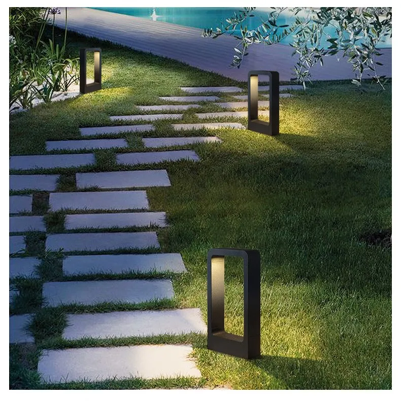 Path Decoration LED Modern Outdoor Lighting Post AC85-265V LED Landscape Lawn Lighting