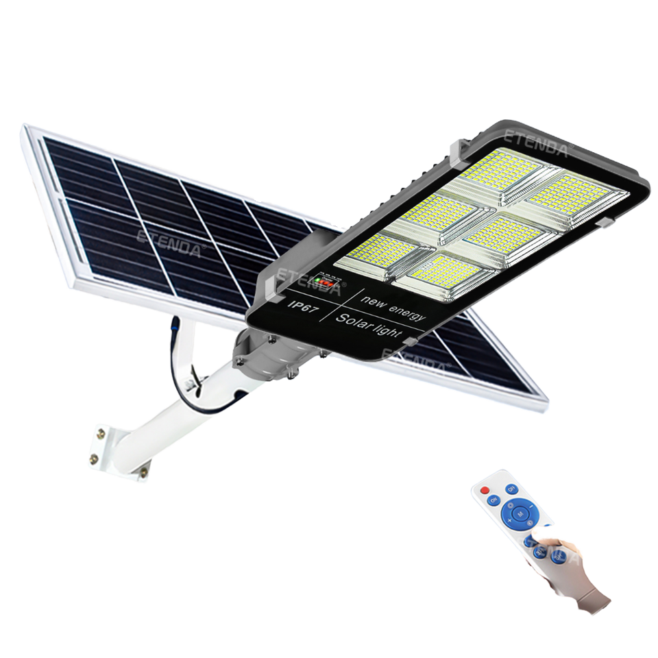 Higher Luminous Efficacy 100W-400W Smart IP65 Waterproof Aluminum Outdoor Solar LED Street Light Remote Control CE Certified