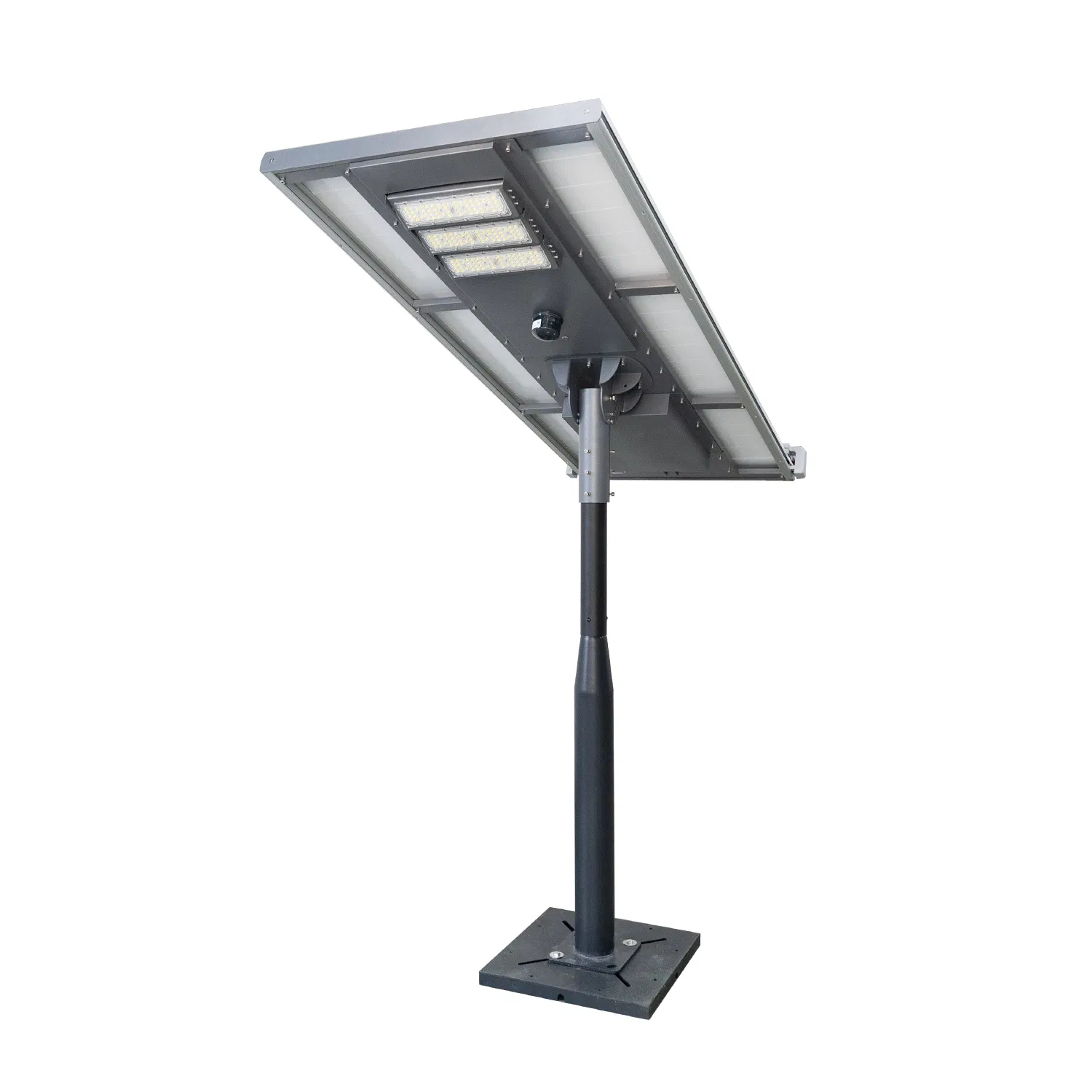 Outdoor Solar Panel Lamp Auto Clean Integrated All in One Solar Street Light with Sweeper