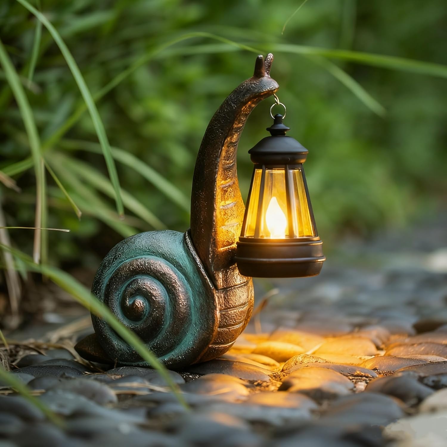 Solar Garden Snail Statue Home Christmas Decorations For Patio Yard Lawn Ornaments Unique Housewarming Gifts For Birthday