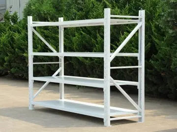 Light-duty multi-layer warehouse shelving