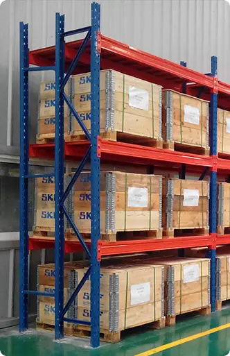 Installed Guake logistics warehouse racking