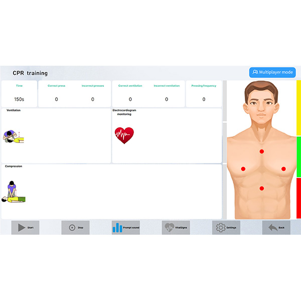 Cheap Adult CPR simulator with software Manufacturers, Manufacturer
