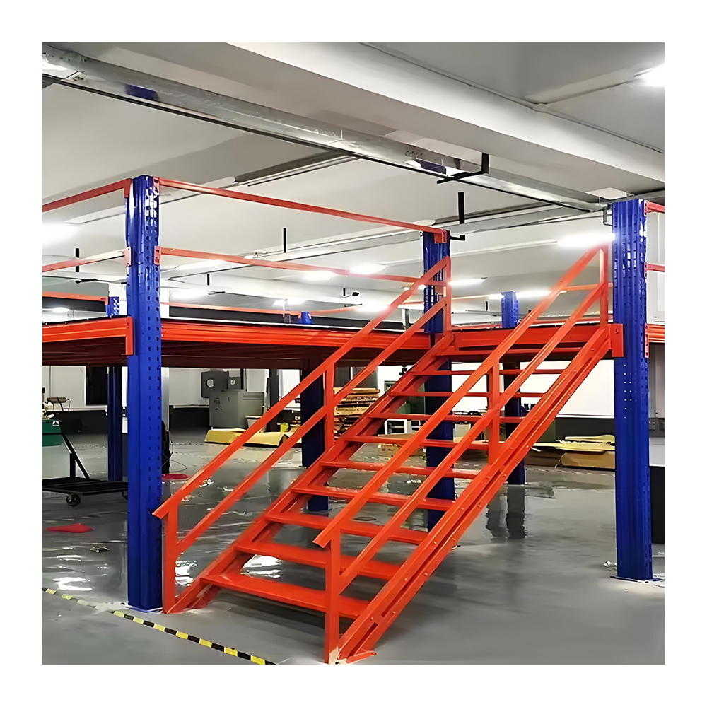 Factory Prefab Steel Mezzanine Floor for Warehouse, Custom Storage Shelving & Platform Rack Design