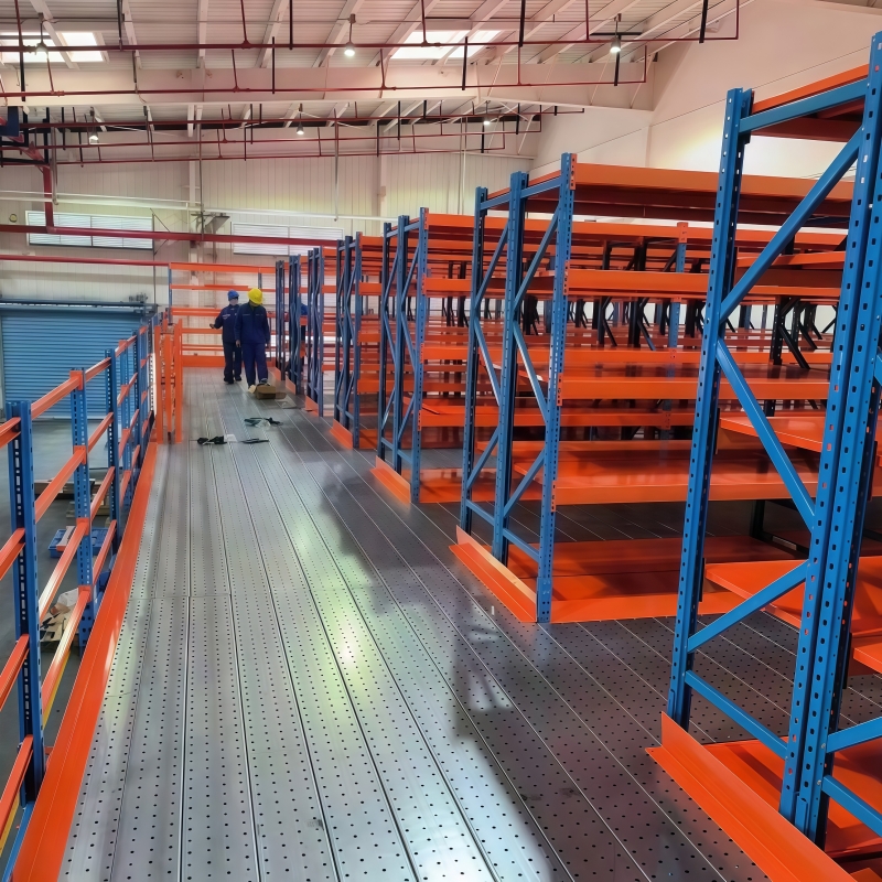 Industrial Garage Shelf Industrial Heavy Pallet Racking System Warehouse Steel and Metal Storage Mezzanine Rack