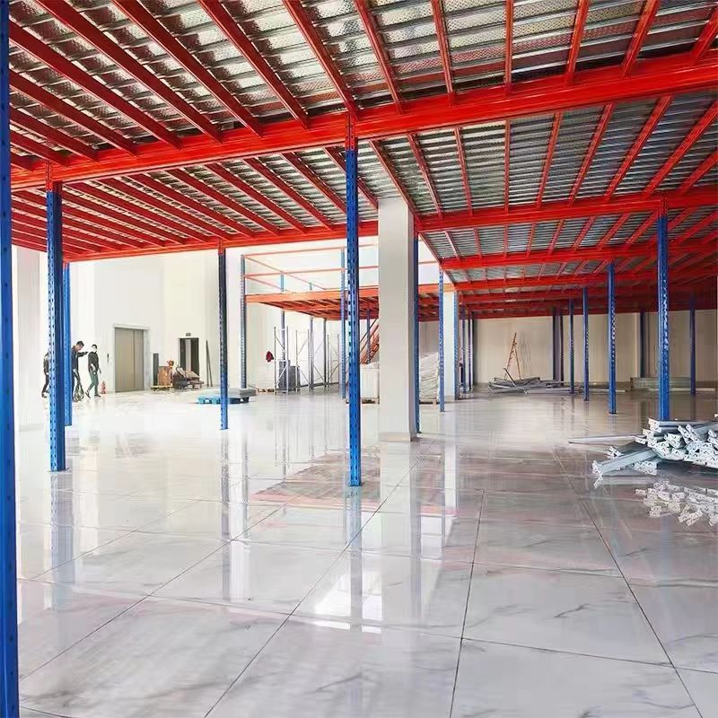 Automotive Parts Storage Mezzanine Floors, Heavy Duty Organized Storage Systems for Spare Parts, Tires & Components