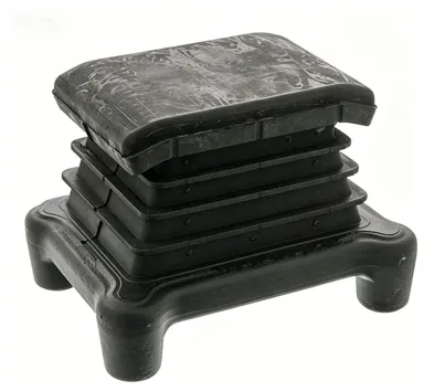 دعم مطاطي عبر النوابض الورقية 81962100550 لشاسيه تعليق الشاحنات الثقيلة