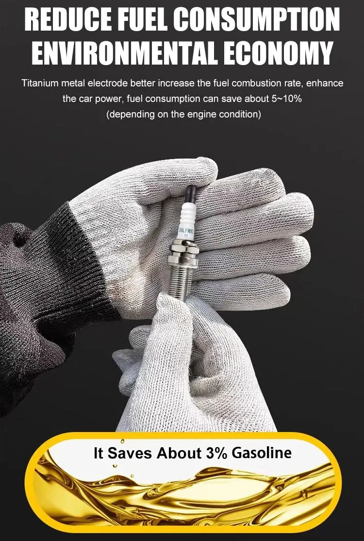 الجملة الأصلية لقطع غيار السيارات من المصنع شمعات الإشعال المقاومة الأصلية N G K Bkr6e-11 2756