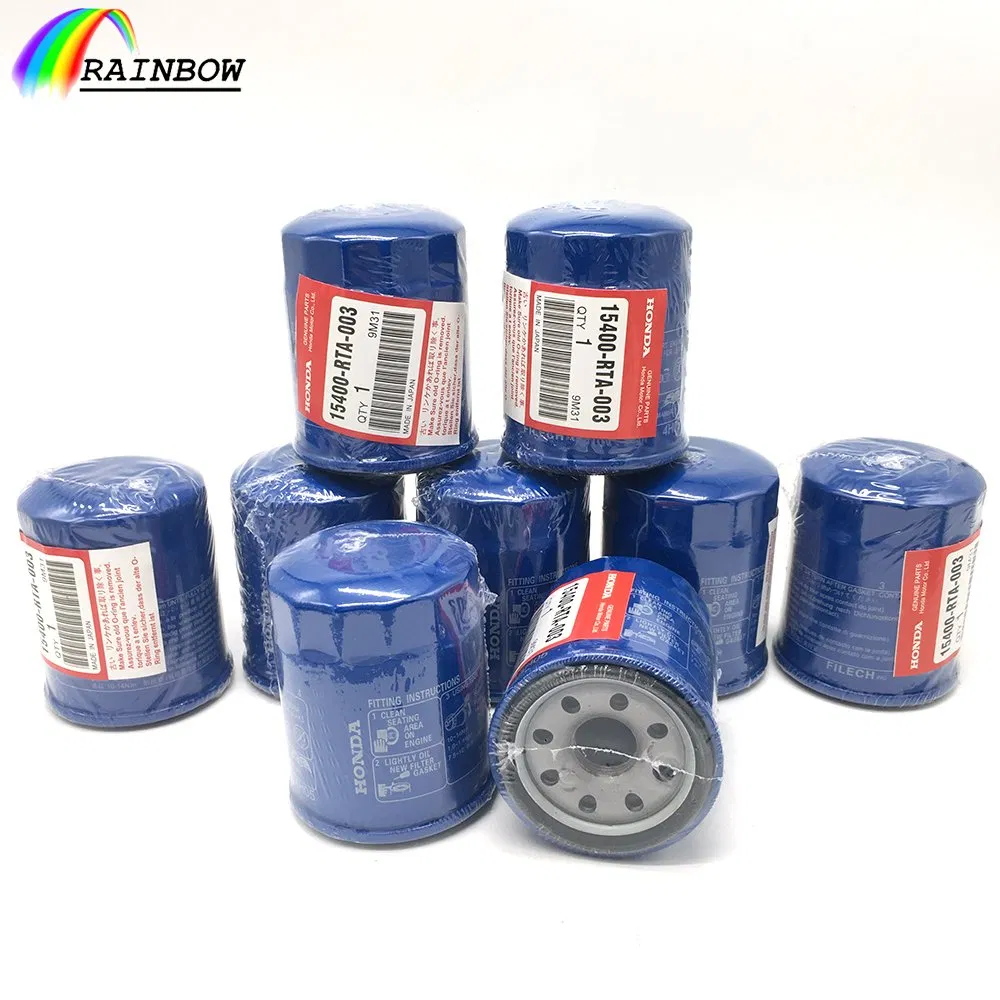مصنع قوس قزح فلاتر مخصصة أصلية 15400-Plm-A01/90915-Yzze1/90915-Yzzn2/90915-Yzzd2 فلتر هواء / فلتر مقصورة / فلتر وقود / فلتر زيت لتويوتا نيسان هوندا هيونداي