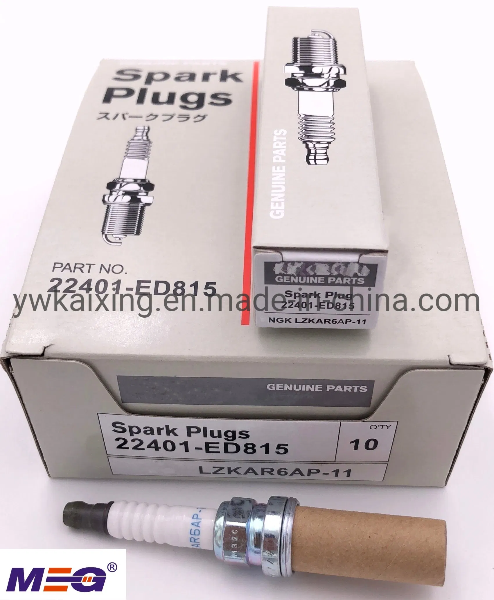 قطع غيار سيارات مخصصة عالية الجودة شمعات الإشعال إيريديوم بلاتينيوم 22401-ED815 Lzkar6ap-11