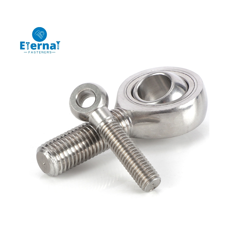 فتحة فوس 8mm عدسة عين السمكة محامل دوارة مفصلية محامل نهاية القضيب