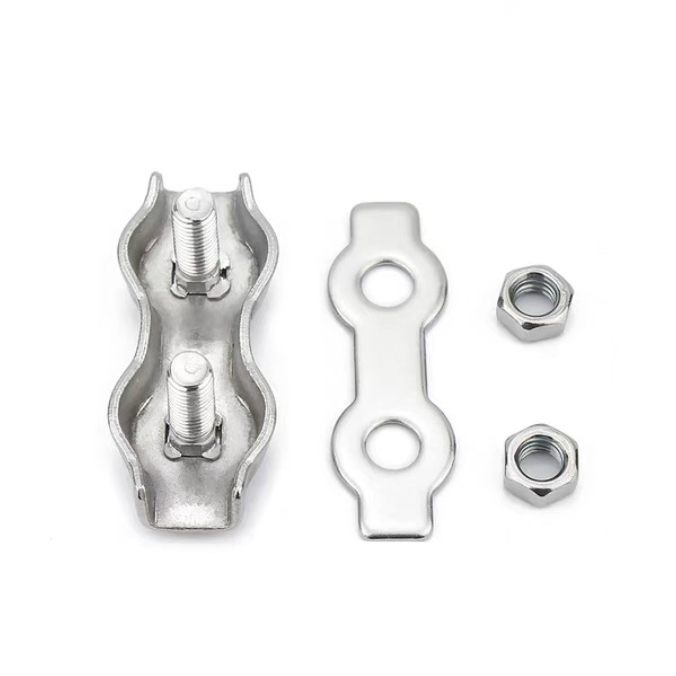 Heavy Duty Stainless Steel Wire Rope Clip Cable Clamp for Steel Wire Rope and Brake Cable