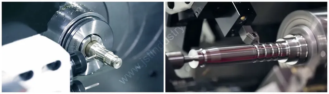 أطراف قضبان مفصلية مخصصة من الفولاذ المقاوم للصدأ مع براغي عينية بتقنية CNC دقيقة