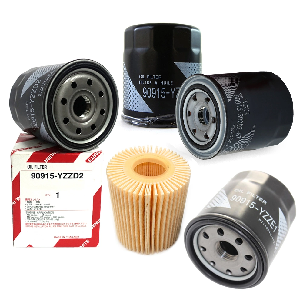 سعر المصنع لمرشحات زيت/هواء/وقود كابينة السيارات 90915-Yzze1 90915-20003/90915-Yzzb3/90915-20001/90915-Yzzd2 قطع غيار السيارات ملحقات السيارات فلتر زيت لتويوتا