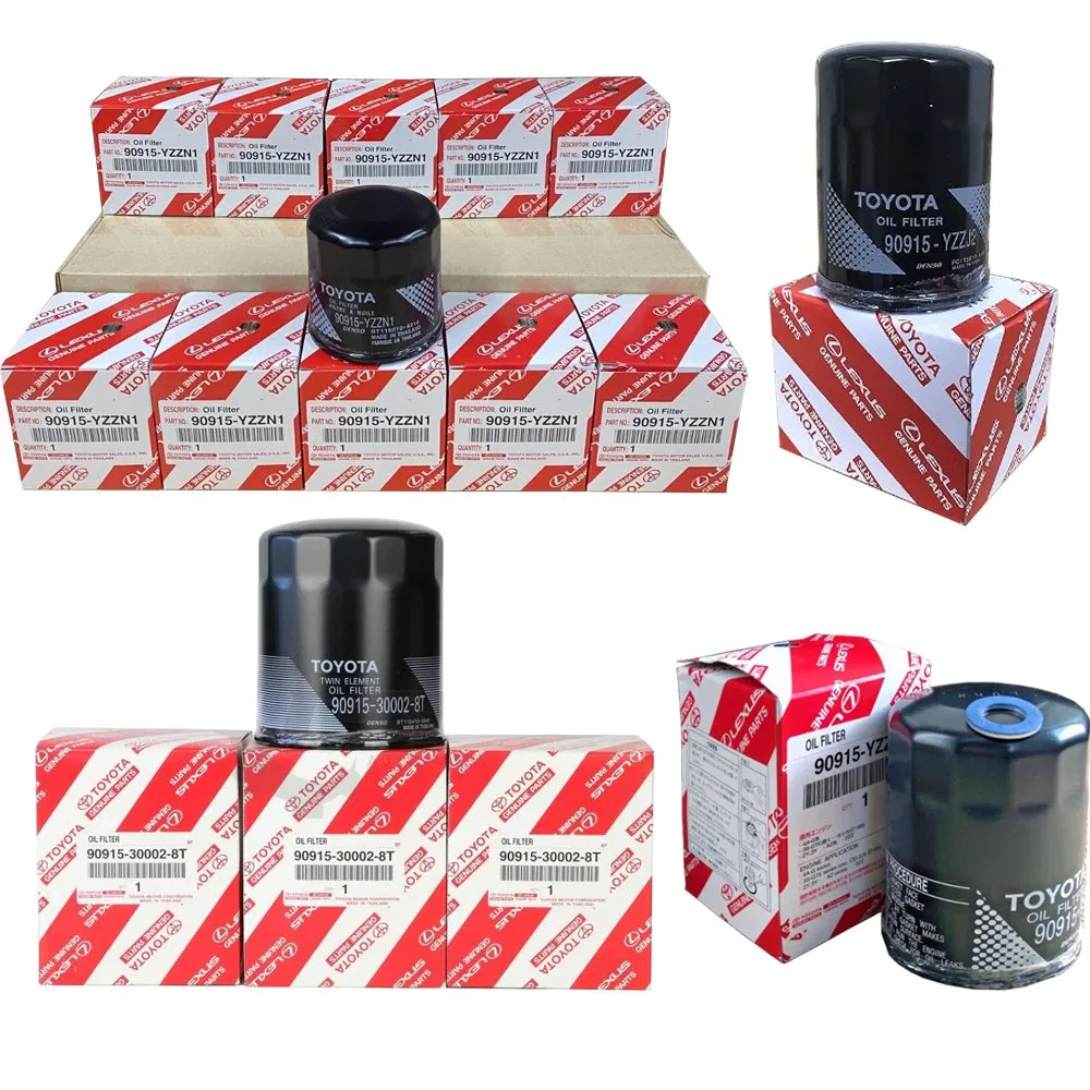 مصنع قوس قزح فلاتر مخصصة أصلية 15400-Plm-A01/90915-Yzze1/90915-Yzzn2/90915-Yzzd2 فلتر هواء / فلتر مقصورة / فلتر وقود / فلتر زيت لتويوتا نيسان هوندا هيونداي