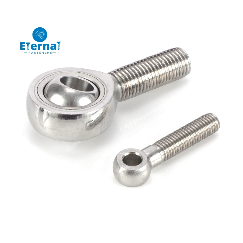 فتحة فوس 8mm عدسة عين السمكة محامل دوارة مفصلية محامل نهاية القضيب