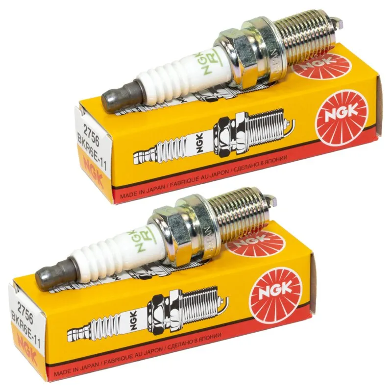 الجملة الأصلية لقطع غيار السيارات من المصنع شمعات الإشعال المقاومة الأصلية N G K Bkr6e-11 2756