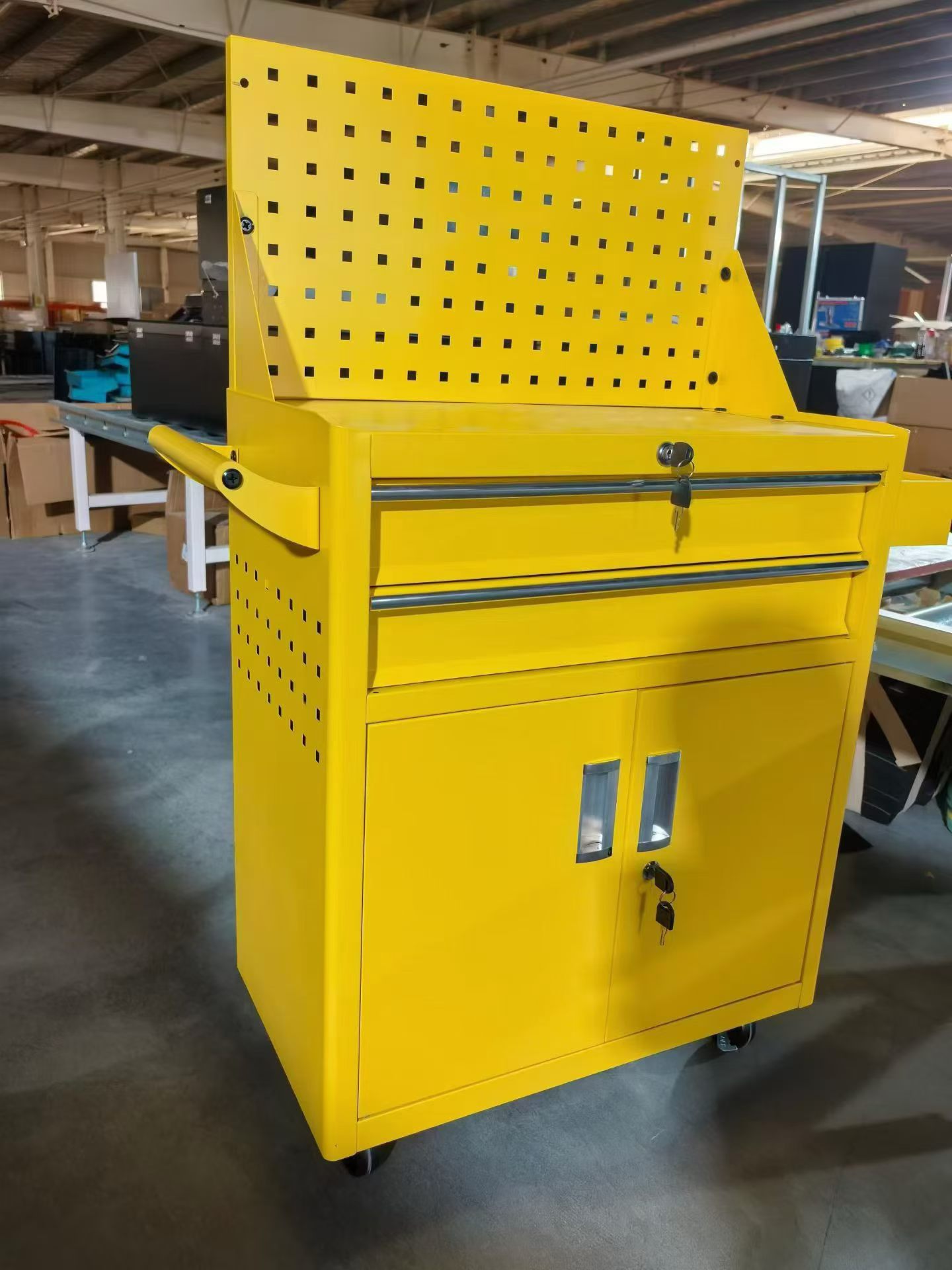 Factory Direct Sale Super Rolling Steel Adjustable Tool Trolley for Car Repair Garage Kitchen Bedroom Hand Tool Storage Sets