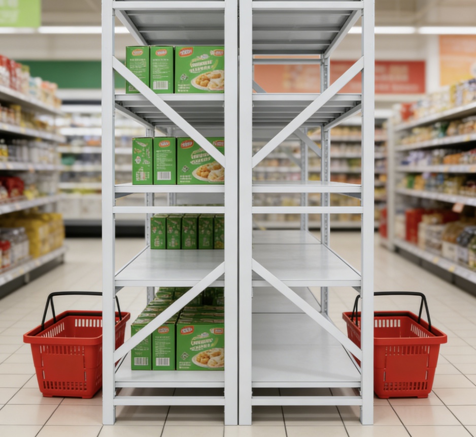 Garage Shelves Industrial Metal Shelving Stack Rack Medium Duty Steel Shelving Boltless Racking Shelves Warehouse Storage Rack